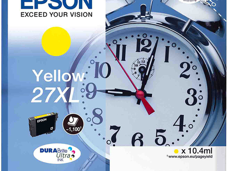 Картридж Epson DURABrite Ultra T2714 Singlepack ( yellow ), 10,4 мл (C13T27144022, C13T27144020) (C13T27144022)