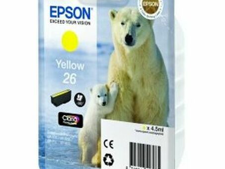 Картридж Epson Claria Premium Ink 26 Singlepack ( yellow ) (C13T26144012, C13T26144010) (C13T26144012)