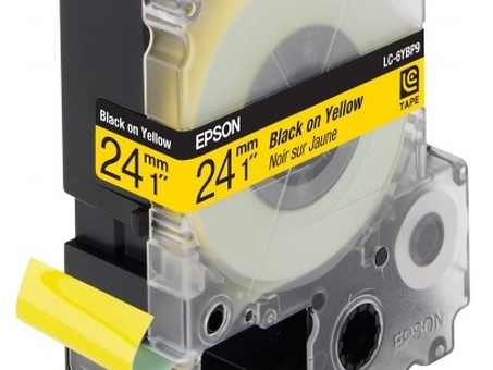 Термотрансферная лента Epson желтая LK-6YBP9 (C53S656005, C53S627401) (C53S656005)