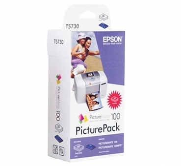 Картридж Epson T5730 Picturepack (BK,C,M,Y) 4шт + бумага (C13T573040)