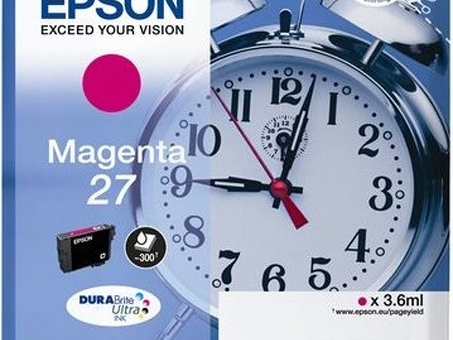 Картридж Epson DURABrite Ultra T2703 Singlepack ( magenta ),3,6 мл (C13T27034022, C13T27034020) (C13T27034022)