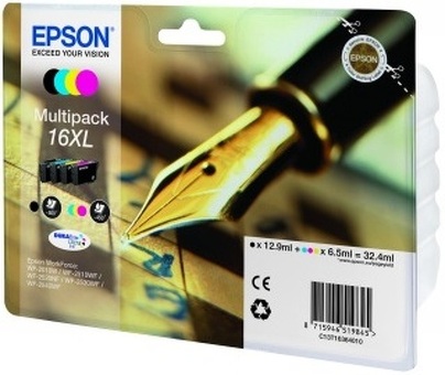 Картридж Epson 16XL комплект (C,M,Y,K) 4шт (C13T16364012, C13T16364010) (C13T16364012)