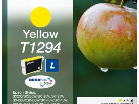 Картридж Epson T1294 ( yellow ) 7 мл (C13T12944021)