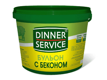 Бульон Dinner Service говяжий 2кг (ведро), 1/4, шт