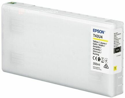 Картридж Epson Ultrachrome T43U (yellow), 200 мл (C13T43U440)