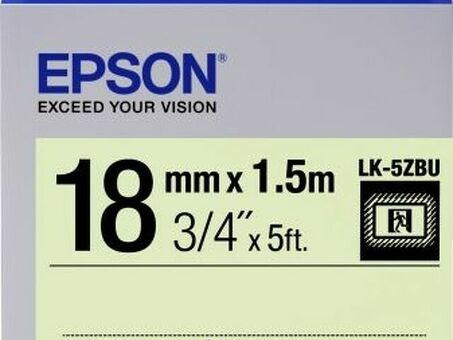 Термотрансферная лента Epson светящаяся LK5ZBU (C53S655015)