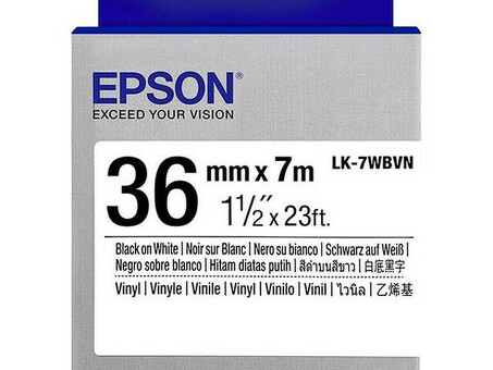 Термотрансферная лента Epson LK-7WBVN (C53S657012)