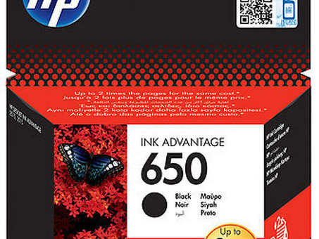 Картридж HP 650 (black), 360 стр (CZ101AE)