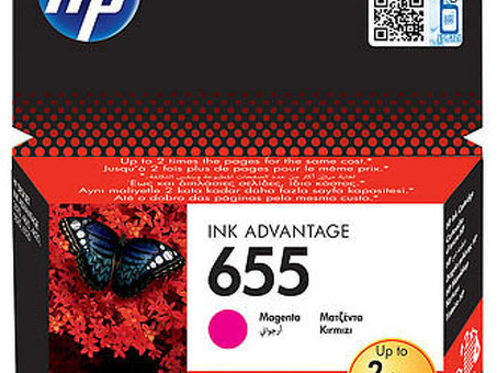 Картридж HP 655 (magenta), 600 стр (CZ111AE)