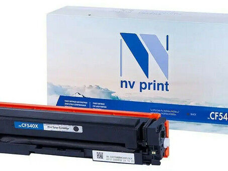 Картридж NVP совместимый NV-CF540X Black для HP Color LaserJet Pro M254dw/ M254nw/ M280nw/ M281fdn/ M281fdw (3200k) (NV-CF540XBk)