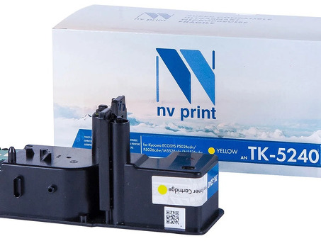 Картридж NVP совместимый NV-TK-5240 Yellow для Kyocera Ecosys P5026cdn/P5026cdw/M5526cdn/M5526cdw (3000k) (NV-TK5240Y)