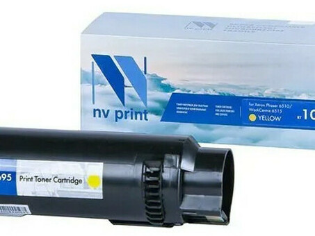 Картридж NVP совместимый NV-106R03695 Yellow для Xerox Phaser 6510/WorkCentre 6515 (4300k) (NV-106R03695Y)