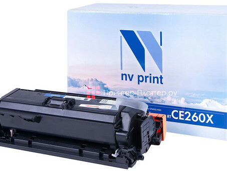 Картридж NVP совместимый NV-CE260X Black для HP Color LaserJet CP4525dn/ CP4525n/ CP4525xh (17000k) (NV-CE260XBk)