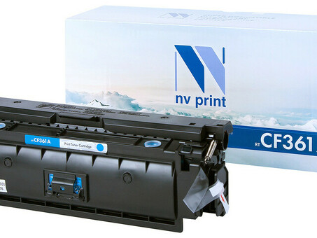 Картридж NVP совместимый NV-CF361A Cyan для HP Color LaserJet M552dn/ M553dn/ M553n/ M553x/ M577dn. M577f/ M577c (5000k) (NV-CF361AC)