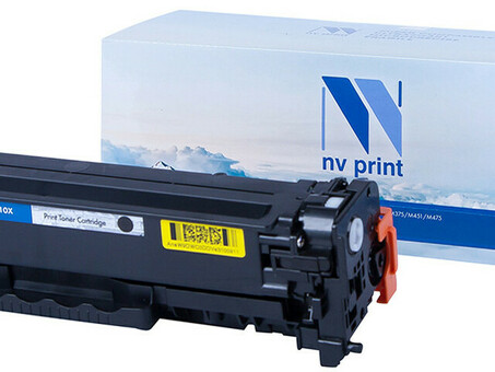 Картридж NVP совместимый NV-CE410X Black для HP Color LaserJet 300 MFP M375nw/ 400 MFP M475dn/ 400 MFP M475dw/ 300 M351a/ 400 M451dn/ 400 M451dw/ 400 M451nw (4000k) (NV-CE410XBk)