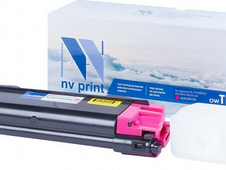 Картридж NVP совместимый NV-TK-580 Magenta для Kyocera Ecosys P6021/ P6021cdn/ FS C5150/ C5150DN (2800k) (NV-TK580M)