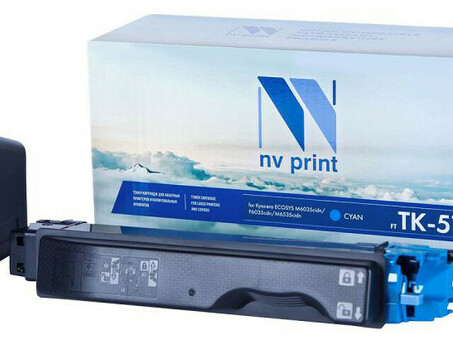 Картридж NVP совместимый NV-TK-5150 Cyan для Kyocera ECOSYS M6035cidn/ M6535cidn/ P6035cdn (10000k) (NV-TK5150C)