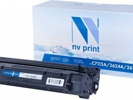 Картридж NVP совместимый NV-C7115A/Q2624A/Q2613A для HP LaserJet 1000/ 1000W/ 1005/ 1005W/ 1200/ 1200N/ 1200SE/ 1220/ 1220SE/ 3300/ 3300MFP/ 3310/ 3320/ 3320MFP/ 3320N/ 3320N MFP/ 3330/ 3330MFP/ 3380/ 3380MFP/ 1150/ 1300/1300N/ 1300Xi (2500k) (NV-C7115A/2