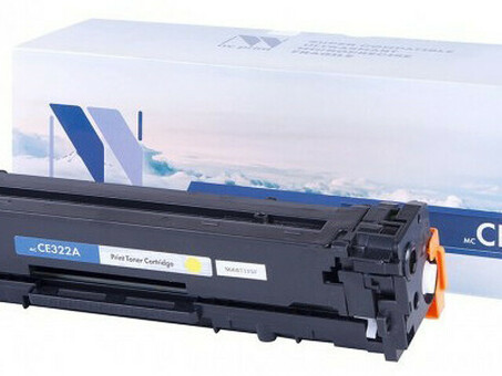 Картридж NVP совместимый NV-CE322A Yellow для HP Color LaserJet CM1415fn/ CM1415fnw/ CP1525n/ CP1525nw (1300k) (NV-CE322AY)