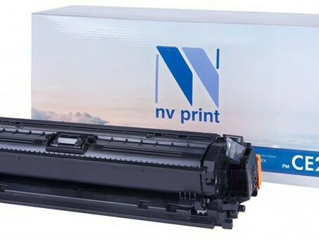 Картридж NVP совместимый NV-CE271A Cyan для HP Color LaserJet CP5525dn/ CP5525n/ CP5525xh/ M750dn/ M750n/ M750xh (15000k) (NV-CE271AC)