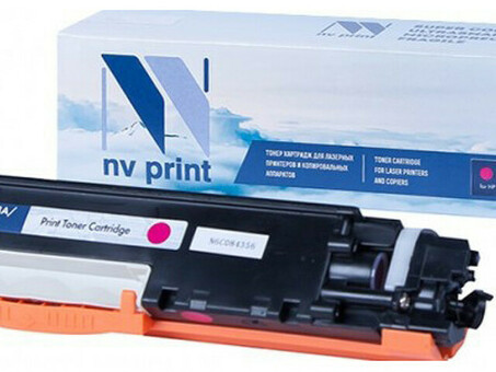 Картридж NVP совместимый NV-CE313A/CF353A/NV-729 Magenta универсальные для HP/Canon Color LaserJet CP1025/ CP1025nw/ M275/ CP1025/ CP1025nw/ 100 M175a/ 100 M175nw/ M176n/ M177fw/ i-Sensys LBP 7010/ 7010C/ 7018/ 7018C (1000k) (NV-CE313A/CF353A/729M)