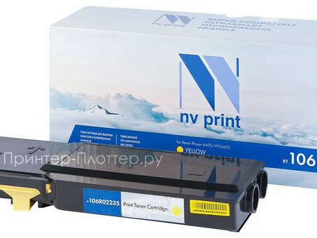 Картридж NVP совместимый NV-106R02235 Yellow для Xerox Phaser 6600/WorkCentre 6605 (6000k) (NV-106R02235Y)