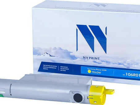 Картридж NVP совместимый NV-106R01220 Yellow для Xerox Phaser 6360 (12000k) (NV-106R01220Y)