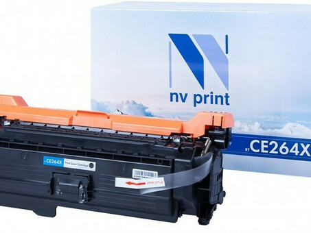 Картридж NVP совместимый NV-CE264X Black для HP Color LaserJet CM4540/ CM4540f/ CM4540fskm (17000k) (NV-CE264XBk)