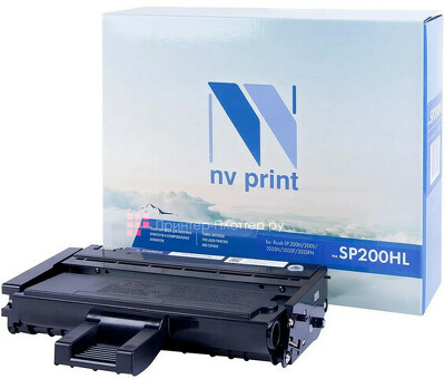 Картридж NVP совместимый NV-SP200HL для Ricoh Aficio SP 200N/ 200S/ 202SN/ 203SF/ 203SFN (1500k) (NV-SP200HL)