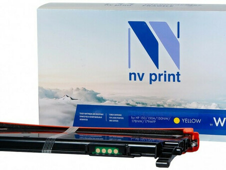 Картридж NVP совместимый NV-W2072A Yellow для HP 150/150A/150NW/178NW/179MFP (700k) (NV-W2072A Y)