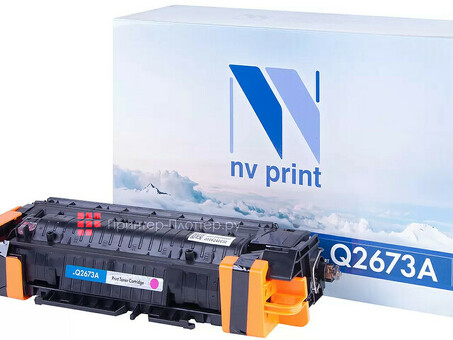 Картридж NVP совместимый NV-Q2673A Magenta для HP Color LaserJet 3550/ 3550N/ 3700DN/ 3700DTN/ 3500/ 3500N/ 3700/ 3700N (4000k) (NV-Q2673AM)