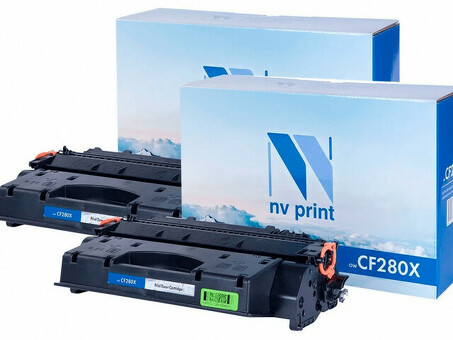 Картридж NVP совместимый NV-CF280X/CE505X-SET2 для HP LaserJet Pro 400 MFP M425dn/ 400 MFP M425dw/ 400 M401dne/ 400 M401a/ 400 M401d/ 400 M401dn/ 400 M401dw/ P2055/ P2055d/ P2055dn (6900k) (2 шт) (NV-CF280X/CE505X-SET2)