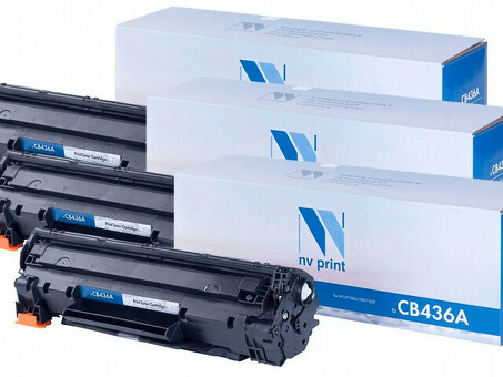 Картридж NVP совместимый NV-CB436A-SET3 для HP LaserJet M1120 mfp/ M1120n mfp/ M1522 MFP/ M1522n MFP/ M1522nf MFP/ P1504/ P1504n/ P1505/ P1505n/ P1506/ P1506n (2000k) (3 шт) (NV-CB436A-SET3)