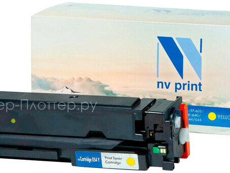 Картридж совместимый NVP NV-054 Yellow для Canon i-Sensys LBP-620/621/623/640/MF-640/641/642/643/644/645 (1200k) (NV-054Y)