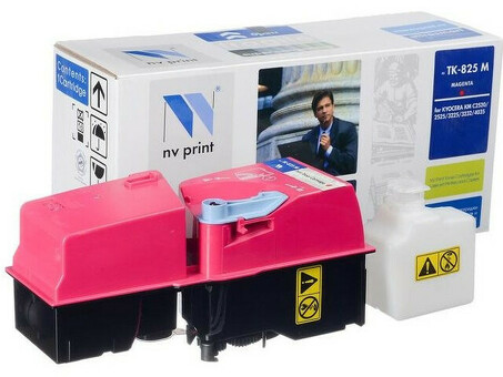 Картридж NVP совместимый NV-TK-825 Magenta для Kyocera KM C2520/ C2525/ C2525e/ C3225/ C3225e/ C3232/ C3232e/ C4035/ C4035e (7000k) (NV-TK825M)