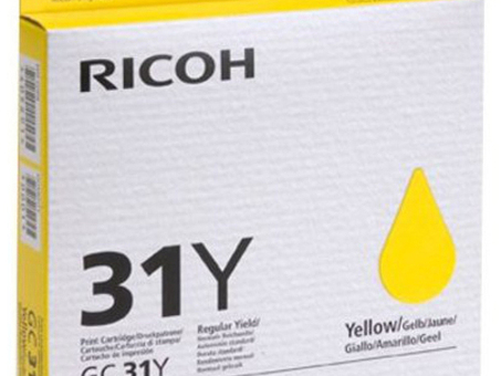 Картридж Ricoh Print Cartridge GC31Y (yellow), 1750 стр. (405691)