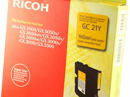 Картридж Ricoh Printer Cartridge Type GC21Y (yellow), 1000 стр. (405535)