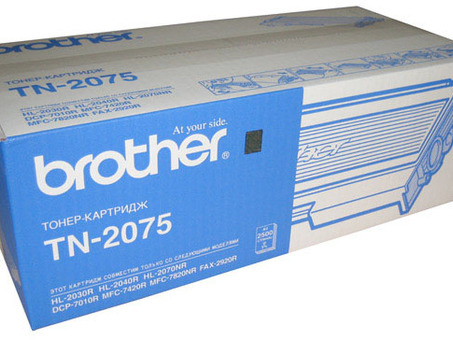 Тонер-картридж Brother TN-2075 (black), 2500 стр (TN2075)