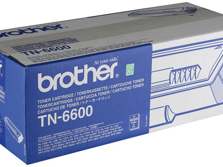 Тонер-картридж Brother TN-6600 (black), 6000 стр (TN6600)