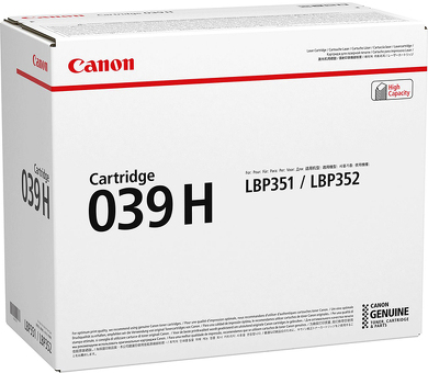 Тонер-картридж Canon Cartridge 039H (black), 25000 стр. (0288C001)