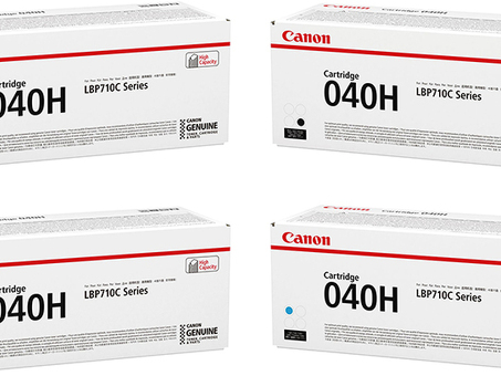 Тонер-картридж Canon Cartridge 040H комплект (C,M,Y,K), 4шт