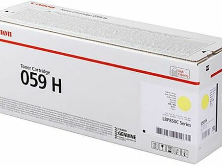 Тонер-картридж Canon Cartridge 059H (yellow), 13500 стр. (3624C001)