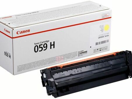 Тонер-картридж Canon Cartridge 059H (yellow), 13500 стр. (3624C001)