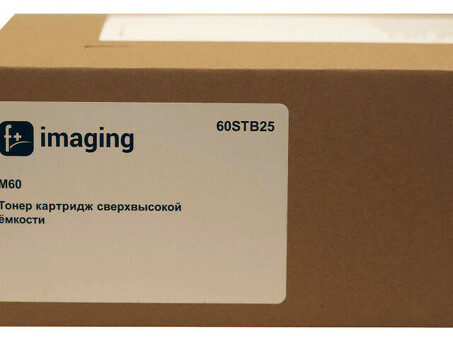 Тонер-картридж F+ Imaging 60STB25 (black), 25000 стр. (60STB25)