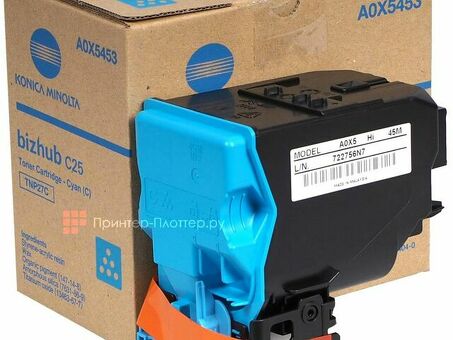 Тонер-картридж Konica Minolta Toner Cartridge TNP-27C (cyan), 6000 стр (A0X5453)