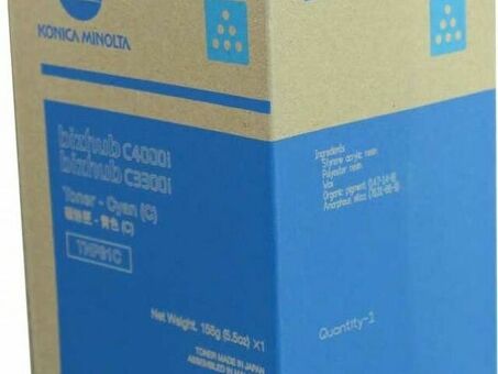 Тонер Konica Minolta Toner TNP-81C (cyan), 9000 стр. (AAJW451)