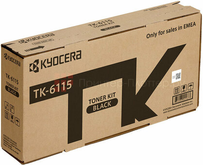 Тонер-картридж Kyocera Toner Kit TK-6115 (black), 15000 стр. (1T02P10NL0)