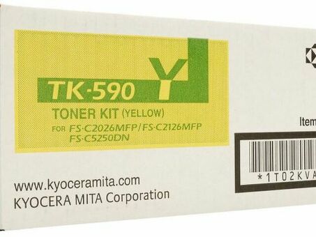 Тонер-картридж Kyocera Toner Kit TK-590Y (yellow), 5000 стр. (1T02KVANL0)