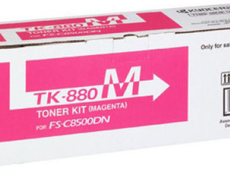 Тонер-картридж Kyocera Toner Kit TK-880M (magenta), 18000 стр. (1T02KABNL0)