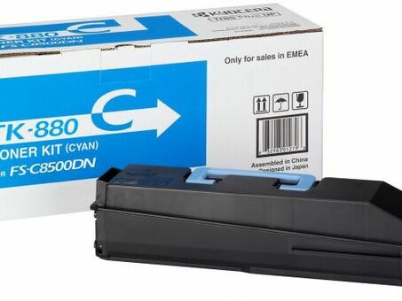 Тонер-картридж Kyocera Toner Kit TK-880C (cyan), 18000 стр. (1T02KACNL0)